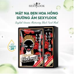 Thumbnail Mặt Nạ Đen Hoa Sơn Trà SEXYLOOK Dưỡng Ẩm Ngăn Ngừa Nếp Nhăn (5 miếng x 28ml) 3
