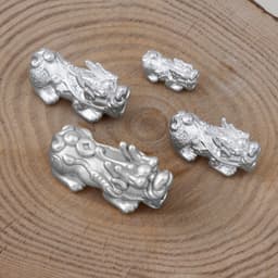 Thumbnail Tỳ hưu Bạc Ta MIÊU BẠC Phụ kiện Mix charm vào lắc tay, vòng cổ Charm tỳ hưu size 8mm 10mm 12mm 14mm C50000 1
