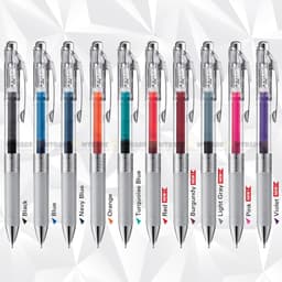 Thumbnail Bút Gel Pentel Energel Infree BLN75TL 0.5mm 10 Màu Vỏ Trong 3