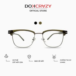 Thumbnail Gọng kính kim loại DOKCRAZY SANJI Cao Cấp, Nam Nữ thời thượng, Basic, Chống ánh sáng xanh tia UV400 1