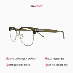 Thumbnail Gọng kính kim loại DOKCRAZY SANJI Cao Cấp, Nam Nữ thời thượng, Basic, Chống ánh sáng xanh tia UV400 2