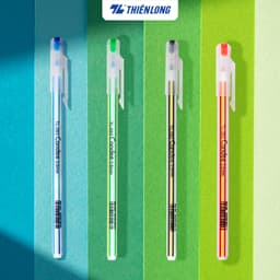 Thumbnail Combo 5/10/20 Bút bi Thiên Long Candee TL-093 ngòi 0.6mm - viết bi sọc có nắp đậy, trọng lượng nhẹ, viết êm trơn 1