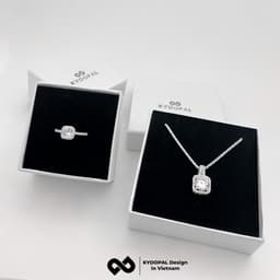 Thumbnail Hộp trang sức KYDOPAL đựng nhẫn bạc, vòng cổ, lắc tay, chân cao cấp 9P3 1
