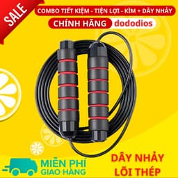 Thumbnail Combo Kìm Bóp Tay Dây Nhảy Lõi Thép - Kìm 60kg 100kg Và 120kg - Màn Hình Điện Tử Đếm Số - Hãng Dododios 4