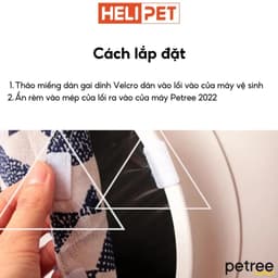 Thumbnail Rèm Cửa Cho Máy Dọn Vệ Sinh Tự Động Petree x HeLiPet 2025 1