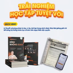 Thumbnail Sách Đạt Điểm Tối Đa Từ A đến Z Hình Không Gian 2024 biên soạn bởi thầy Nguyễn Tiến Đạt 1