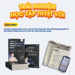 Thumbnail Sách đạt điểm tối đa từ A đến Z HÌnh Không Gian 0xyz biên soạn bởi Thầy Nguyễn Tiến Đạt 1