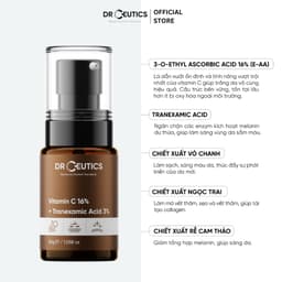 Thumbnail DRCEUTICS Serum Vitamin C 16% DrCeutics Ngăn Ngừa Lão Hóa Và Làm Sáng Da (30ml) 3