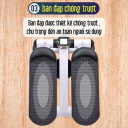 Thumbnail BG-(Đọc Kỹ Mô Tả)Máy đạp bước nam nữ dùng tại nhà STEPPER MSP 100- TRẮNG máy đạp bước tại chỗ 2