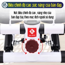 Thumbnail BG-(Đọc Kỹ Mô Tả)Máy đạp bước nam nữ dùng tại nhà STEPPER MSP 100- TRẮNG máy đạp bước tại chỗ 4