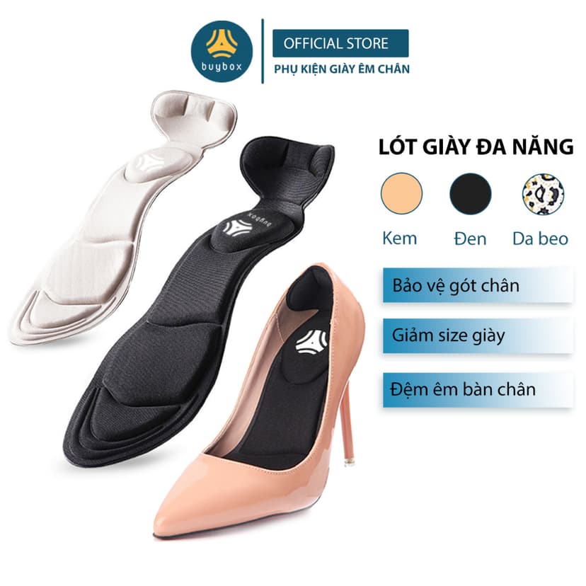 Ảnh Miếng lót giày giảm size cho giày bị rộng cao cấp, êm chân và thoáng khí_buybox_BBPK11 1