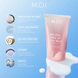 Thumbnail Kem chống nắng Nâng tông M.O.I Natural Tone Up Sun Milk 40ml 4