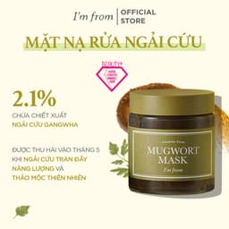 Thumbnail Mặt nạ ngải cứu loại bỏ tế bào chết và làm dịu da I'm From Mugwort Mask 110g 2