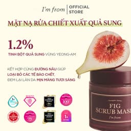 Thumbnail I'm From Mặt nạ tẩy da chết Fig Scrub Mask 120g 3