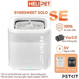 Thumbnail Máy Lọc Nước Cho Chó Mèo Bơm Không Dây PETKIT Solo SE - HeLiPet 1