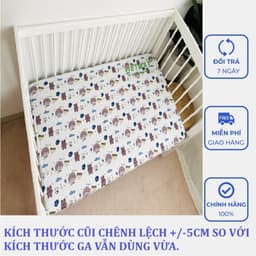 Thumbnail Ga chống thấm cho cũi TILO không nóng bí, không sột soạt, lau khô dùng tiếp, giặt máy và máy sấy 3