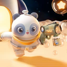 Thumbnail Súng bắn bong bóng xà phòng thiết kế mới không bị rò rỉ nước, đồ chơi cho bé S-kids 4