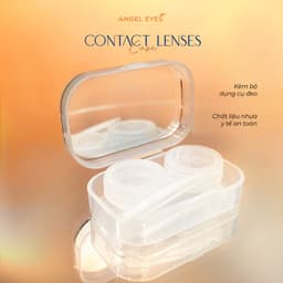 Thumbnail Khay đựng lens có gương Angel Eyes kèm bộ dụng cụ đeo lens | Khay gương đựng kính áp tròng 1