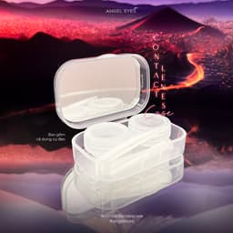 Thumbnail Khay đựng lens có gương Angel Eyes kèm bộ dụng cụ đeo lens | Khay gương đựng kính áp tròng 2
