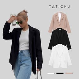 Thumbnail TATICHU - Áo Blazer form rộng - Dad Blazer 1