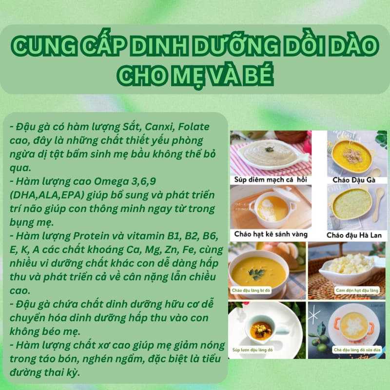Ảnh Đậu gà hữu cơ nhập khẩu mỹ không biển đổi gen ONFOD ăn kiêng giảm cân bé ăn dặm mẹ bầu tiểu đường 500g 3