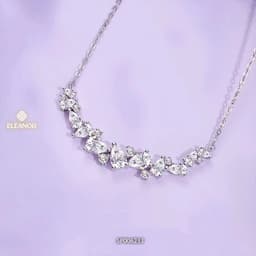 Thumbnail Dây chuyền nữ titan Eleanor Accessories thiết kế đính đá lấp lánh phụ kiện trang sức vòng cổ 6233 2