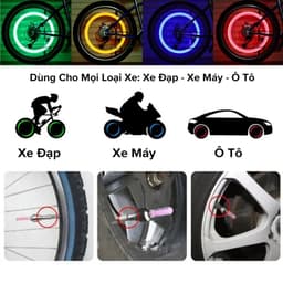 Thumbnail Đèn Gắn Van Xe Đạp – Bộ 2 Chiếc Đèn LED Neon Gắn Van Xe Đạp Xe Máy Ô Tô Thể Thao Ngầu Lòi Chính Hãng Amalife 3