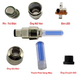 Thumbnail Đèn Gắn Van Xe Đạp – Bộ 2 Chiếc Đèn LED Neon Gắn Van Xe Đạp Xe Máy Ô Tô Thể Thao Ngầu Lòi Chính Hãng Amalife 4