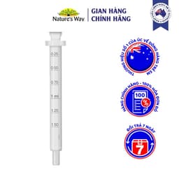 Thumbnail Ống hút chính hãng đi kèm với DHA Nature's Way Drops Chất Liệu Nhựa Y Tế, Không Độc Hại, An Toàn Cho Trẻ 1