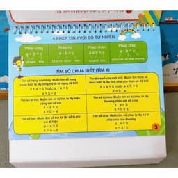 Thumbnail Sách - Tổng hợp công thức Toán tiểu học (dành cho các bé lớp 1- lớp 5) 1