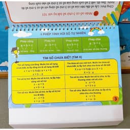 Thumbnail Sách - Tổng hợp công thức Toán tiểu học (dành cho các bé lớp 1- lớp 5) 2