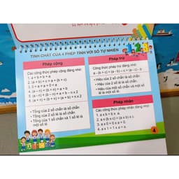 Thumbnail Sách - Tổng hợp công thức Toán tiểu học (dành cho các bé lớp 1- lớp 5) 3