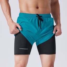 Thumbnail Quần Chạy Bộ Nam Bảo Hành 12 Tháng Quần Thể Thao Nam 2 Lớp Vải Dù Và Polyester Thoáng Khí Cleacco C622 Boro Sport 4