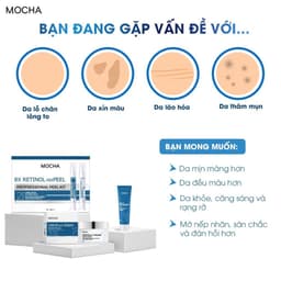Thumbnail Peel da vi tảo Retinol Mix Peel MOCHA BEAUTY 10mlx2 3