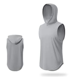 Thumbnail Áo Ba Lỗ Có Nón Cực Thoáng Khí Áo Tank Top Tập Gym Chạy Bộ Bóng Rổ Thể Thao Chất Liệu Mát Mẻ Cleacco BX002 Boro Sport 3