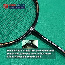 Thumbnail Vợt cầu lông KUNO Smart T993 full carbon thiên công, trọng lượng 4u, công nghệ chống rung chống xoắn - Căng Sẵn 11kg 4