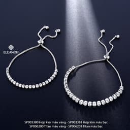 Thumbnail Vòng tay nữ dây rút Eleanor Accessories đính đá phong cách Hàn Quốc phụ kiện trang sức lắc tay 3380 3