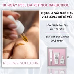 Thumbnail Set 3 sản phẩm peel da HEMIA gồm sữa rửa mặt, tinh chất tái tạo retinol 0.5%, kem dưỡng phục hồi da 3