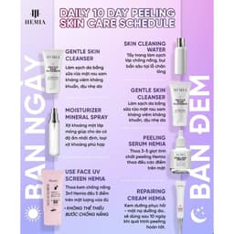 Thumbnail Set 3 sản phẩm peel da HEMIA gồm sữa rửa mặt, tinh chất tái tạo retinol 0.5%, kem dưỡng phục hồi da 4