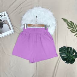 Thumbnail Quần đùi nữ mặc nhà - Quần đùi thun cotton cạp chun - LOZA QT7002 1