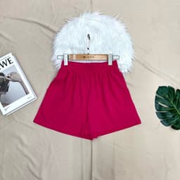 Thumbnail Quần đùi nữ mặc nhà - Quần đùi thun cotton cạp chun - LOZA QT7002 3