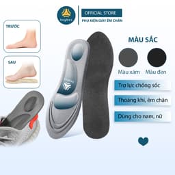 Thumbnail Lót giày thể thao 4D có gờ chống sốc giảm mỏi gang bàn chân - buybox - BBPK36 1
