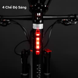 Thumbnail Đèn Báo Hiệu Gắn Đuôi Xe Đạp 5 Bóng LED 4 Chế Độ Sáng Có Pin Sạc USB Cảnh Báo An Toàn Chính Hãng Amalife 3