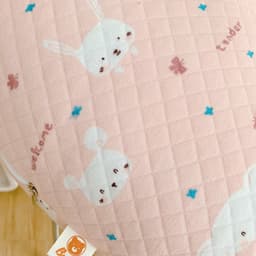 Thumbnail Gối chống trào ngược KidsWorld Bunny trần bông chống nôn trớ an toàn cho bé sơ sinh mềm mại không bí nóng lưng 4