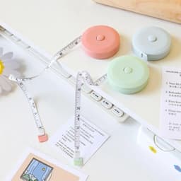 Thumbnail Thước Dây -Taky, Với Nút Bấm Tự Rút Sau Khi Kéo, Đo Vòng Bụng, Vòng Eo 3 Vòng Kiểm Tra Sức Khỏe 1.5m - Đo Quần Áo. 5940 2