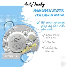 Thumbnail Mặt Nạ Dưỡng Da Chuyên Sâu BANOBAGI Stem Cell Vitamin Mask, Super Collagen Mask Daily Beauty 4