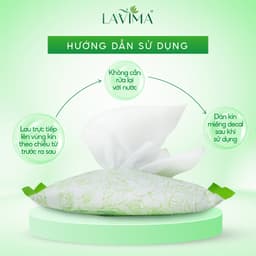 Thumbnail Khăn ướt vệ sinh vùng kín LAVIMA Protect 4.0 gói 10 miếng giúp vùng kín luôn sạch sẽ, khô thoáng 4