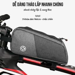 Thumbnail Túi Treo Xe Đạp Thể Thao Địa Hình Chống Nước Size Lớn 26cm A02 Chính Hãng Amalife 2