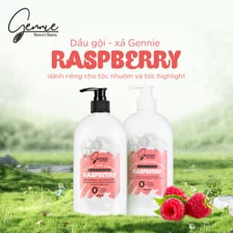 Thumbnail Dầu gội - xả Gennie Natural Care Raspberry cho tóc nhuộm và tóc highlight 400ml 1