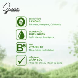 Thumbnail Dầu gội - xả Bưởi Gennie Natural Care cho tóc khô, yếu và dễ gãy rụng 400ml 3